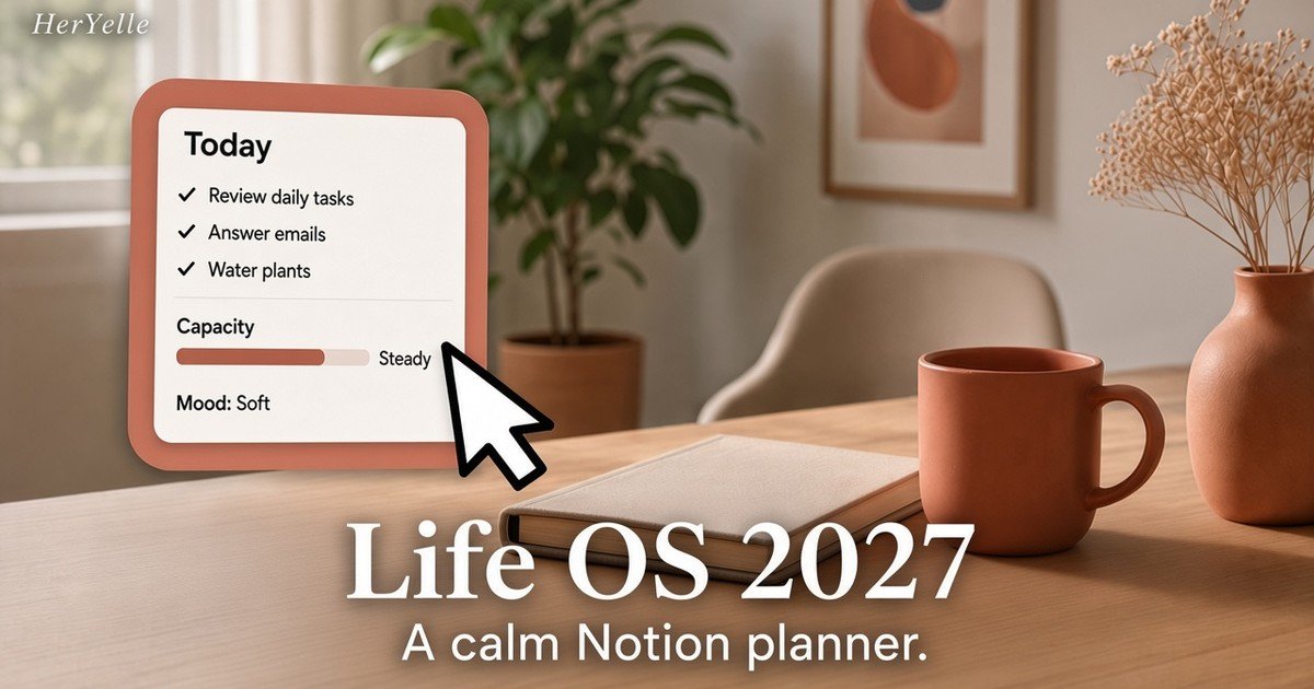 Templates & tool reviews 1 Life OS 2027, a calm Notion planner